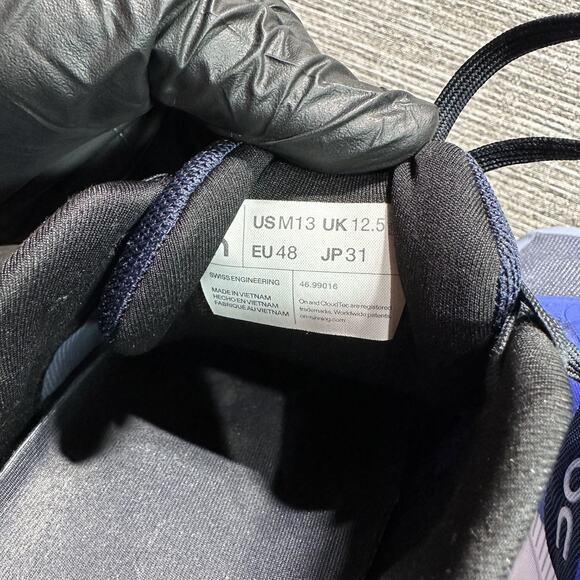 On Running Cloudrunner Shoes Mens Size 13 Blue Navy CloudTec 46.99016 Sneakers - Picture 13 of 16